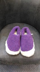 Chaussons Laine - Violet