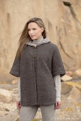 Cape IRELAND - Tweed/Wool Charcoal