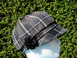 Cap IRELAND - Newsboy Cap Grey/Brown