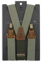 Bretelles Work Green Denim