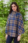 Poncho IRELAND - Poncho Tartan Sable