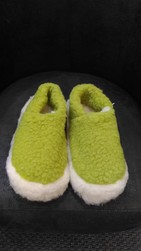 Chaussons Laine - Pea Green
