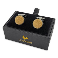 Sir Redman - Boutons de Manchette Jardin Chic Ocre