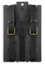 Bretelles Leather WORK Black