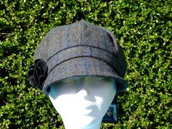 Cap IRELAND - Newsboy Cap Green/Brown