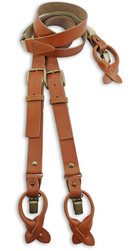 Bretelles Leather WORK Cognac