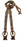 Bretelles Leather WORK Brown