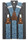 Sir Redman - Bretelles Paisley Sketch Blue