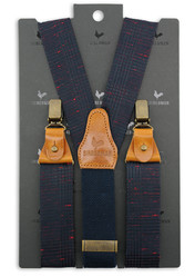 Sir Redman - Bretelles Collin Check Navy