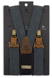 Sir Redman - Bretelles WORK Black Denim