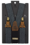 Sir Redman - Bretelles WORK Black Denim