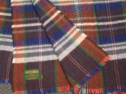 Plaid TWEEDMILL - Blue/Brown Recycled