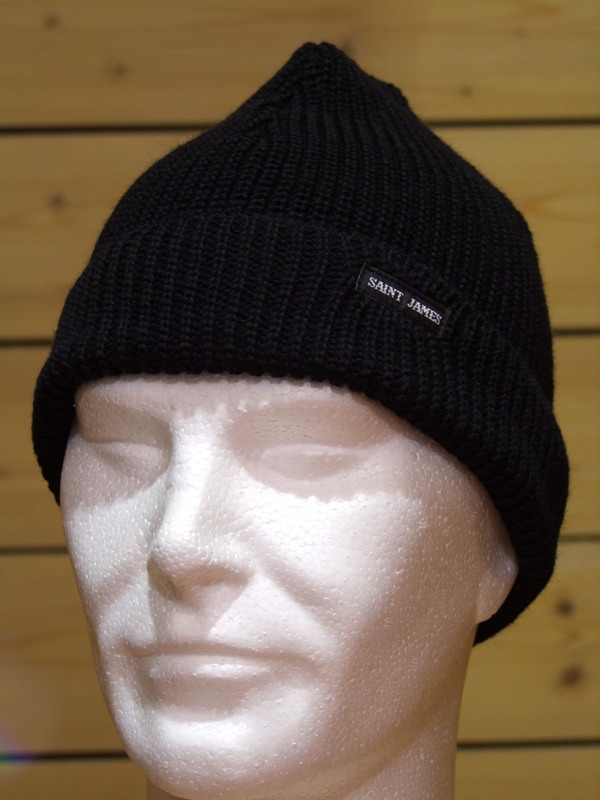 Bonnet SAINT,JAMES , Bonnet perlé Noir