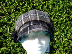 Cap IRELAND - Newsboy Cap Grey/Brown