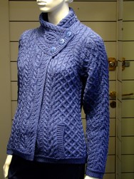 Veste IRELAND - Bouton Blue Marl