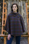 Poncho IRELAND - Poncho Tartan Violet